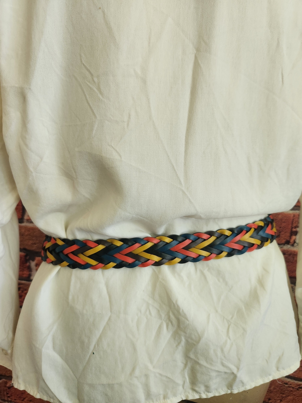 Paul Smith Brown Leather Belt with Silver Buckle - Picture 2 of 6